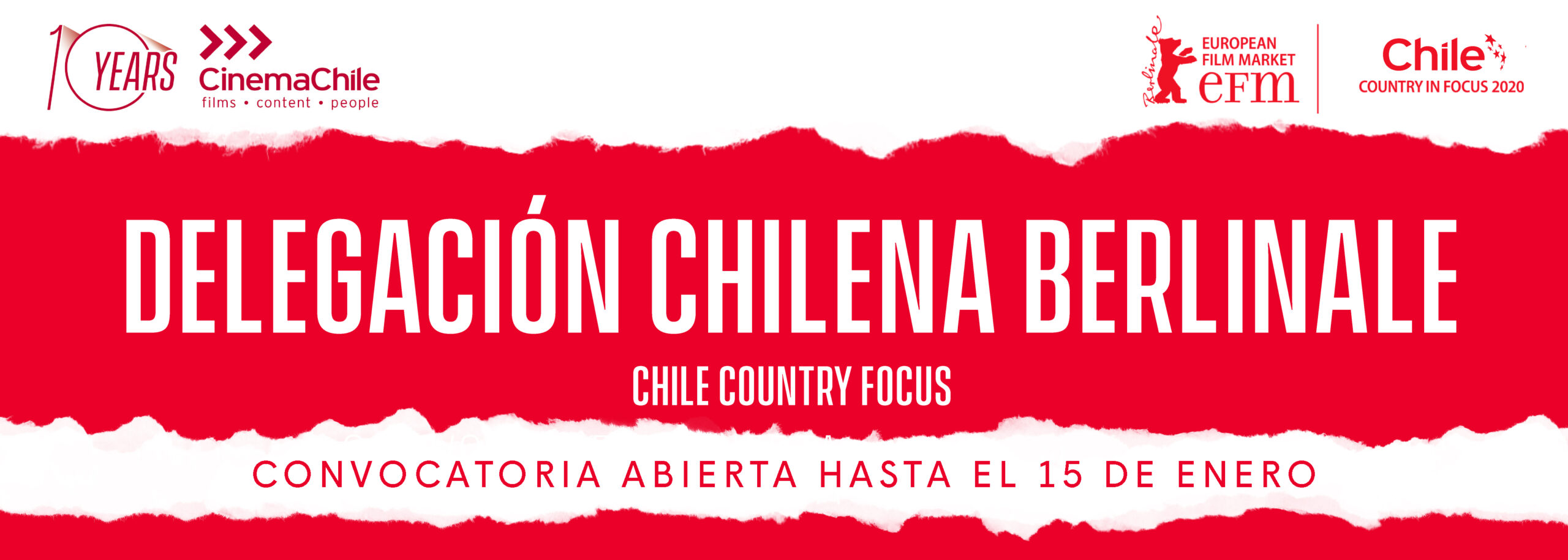 Ampliamos el plazo // Llamado a delegación chilena rumbo al European Film Market de la Berlinale 2020