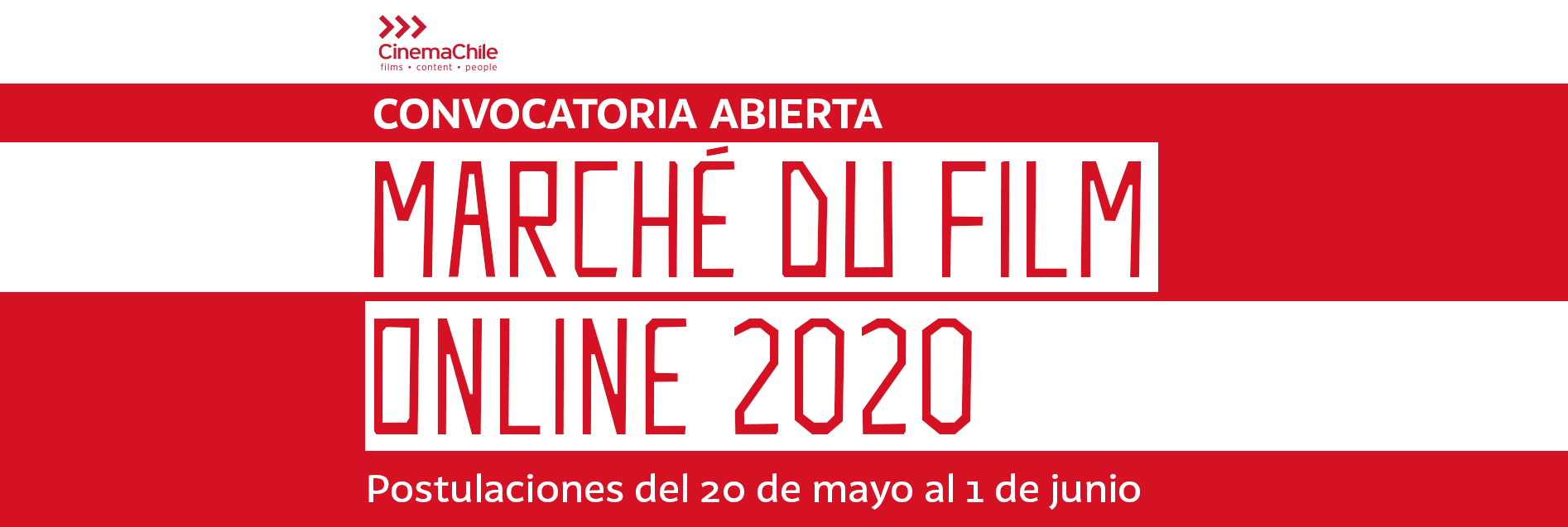 (Español) Convocatoria abierta: delegación chilena en Marché du Film online, Cannes 2020